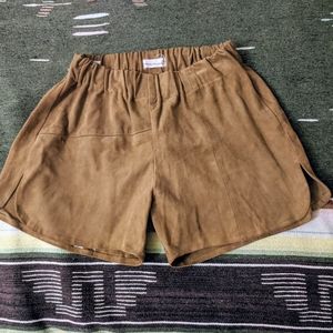 Vintage leather shorts